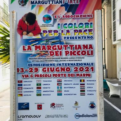 Inaugurazione Marguttiana Dei Piccoli 2021 Associazione Colori Per La Pace Marguttianarte Forte Dei Marmi 6